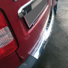 Volkswagen Caddy 2010-2015 Protector de parachoques trasero con gran doblez (Elite, acero inoxidable) foto 1
