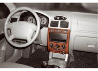 Kia Rio 2000-2005 Cubiertas de tablero (2002-2005) Aluminio foto 2
