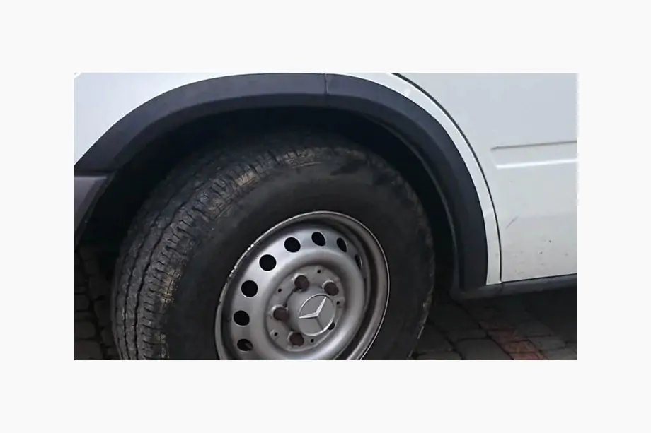 Mercedes Sprinter W901/902/903/904/905 1995–2006 Aletines de aleta (6 uds, negros) Image