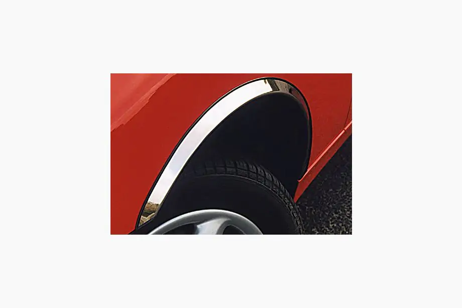 Seat Ibiza 2010-2017 Molduras de aleta de acero inoxidable (4 uds) Image