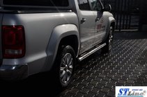Volkswagen Amarok 2010-2022 Barras Laterales (2 uds., Acero Inoxidable) foto 2
