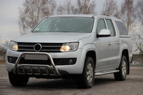 Volkswagen Amarok 2010-2022 Defensa Delantera WT002 (Acero Inoxidable) foto 1