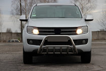 Volkswagen Amarok 2010-2022 Defensa Delantera WT002 (Acero Inoxidable) foto 2