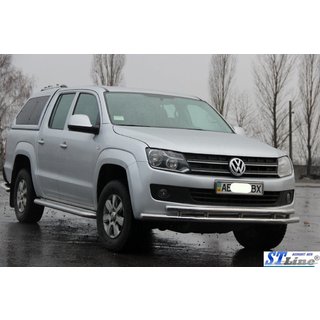 Defensa Delantera ST018-2 (Acero Inoxidable) Volkswagen Amarok 2010-2022 foto 4
