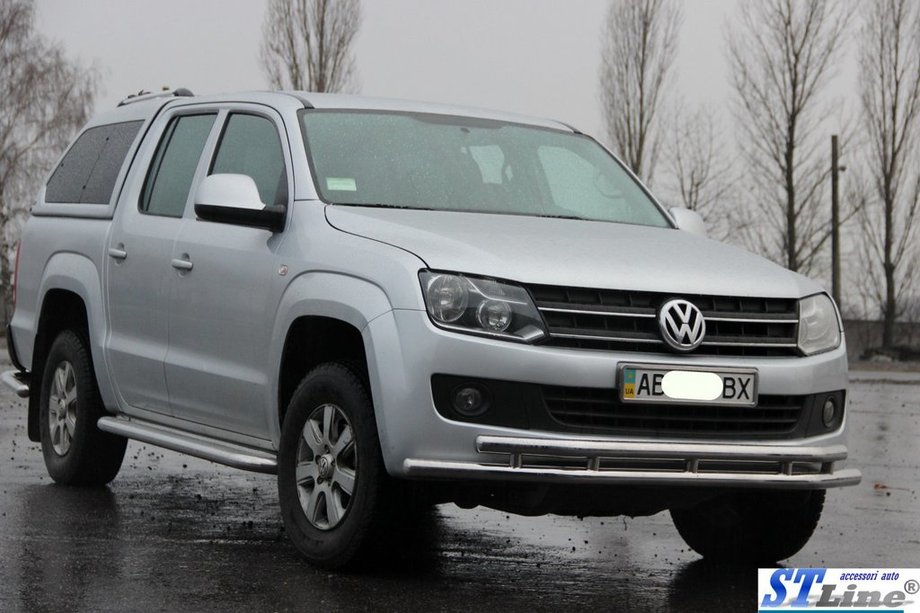 Volkswagen Amarok 2010-2022 Defensa Delantera ST018-2 (Acero Inoxidable) Foto 4