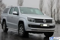 Volkswagen Amarok 2010-2022 Defensa Delantera ST018-2 (Acero Inoxidable) foto 4