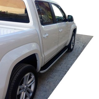 Estribos Laterales Tayga Grey (2 uds., Aluminio) Volkswagen Amarok 2010-2022 foto 1