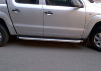 Volkswagen Amarok 2010-2022 Estribos laterales Fullmond Grey (2 uds, aluminio) foto 1
