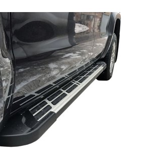 Estribos Laterales Sunrise (2 uds., Aluminio) Volkswagen Amarok 2010-2022 foto 1