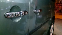 Volkswagen Caddy 2004-2010 Cubiertas de Manijas de Puerta de Acero Inoxidable foto 5