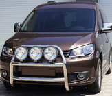 Volkswagen Caddy 2010-2015 Defensa Delantera WT016 (60 mm, Acero Inoxidable) foto 1