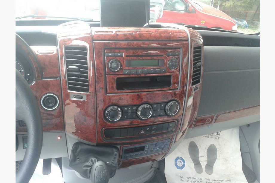 Volkswagen Crafter 2006-2016 Juego de molduras para salpicadero (50 piezas) Carbono Foto 9