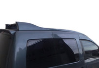 Volkswagen Caddy 2004-2010 Barras de techo con alerón HRV-type (imprimadas para pintar) foto 1