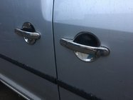 Volkswagen Caddy 2004-2010 Cubiertas de Manijas de Puerta de Acero Inoxidable foto 3