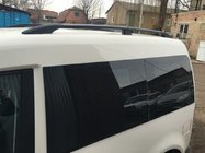 Volkswagen Caddy 2010-2015 Barras de Techo Negras foto 6