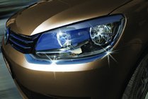 Volkswagen Caddy 2010-2015 Cubiertas de Faros (2 uds., Acero Inoxidable) foto 1
