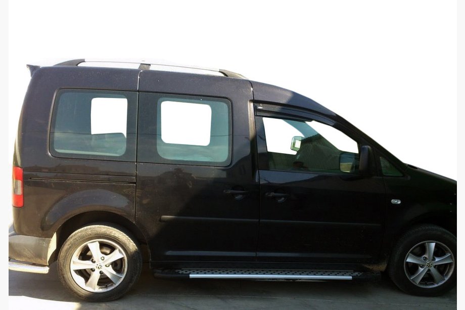 Volkswagen Caddy 2004-2010 Estribos Laterales Allmond Grey (2 uds., Aluminio) Image
