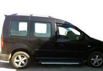 Volkswagen Caddy 2004-2010 Estribos Laterales Allmond Grey (2 uds., Aluminio) foto 1