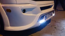 Volkswagen Crafter 2006-2016 Alerón delantero 2012↗ (Sport-3, pintable) foto 4