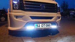 Volkswagen Crafter 2006-2016 Alerón delantero 2012↗ (Sport-3, pintable) foto 8