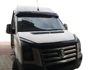 Volkswagen Crafter 2006-2016 Visera de parabrisas en marco V1 (negro brillo, 5mm) foto 1