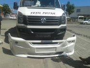 Volkswagen Crafter 2006-2016 Extensión de parachoques delantero 2012↗ (LED, pintable) foto 6
