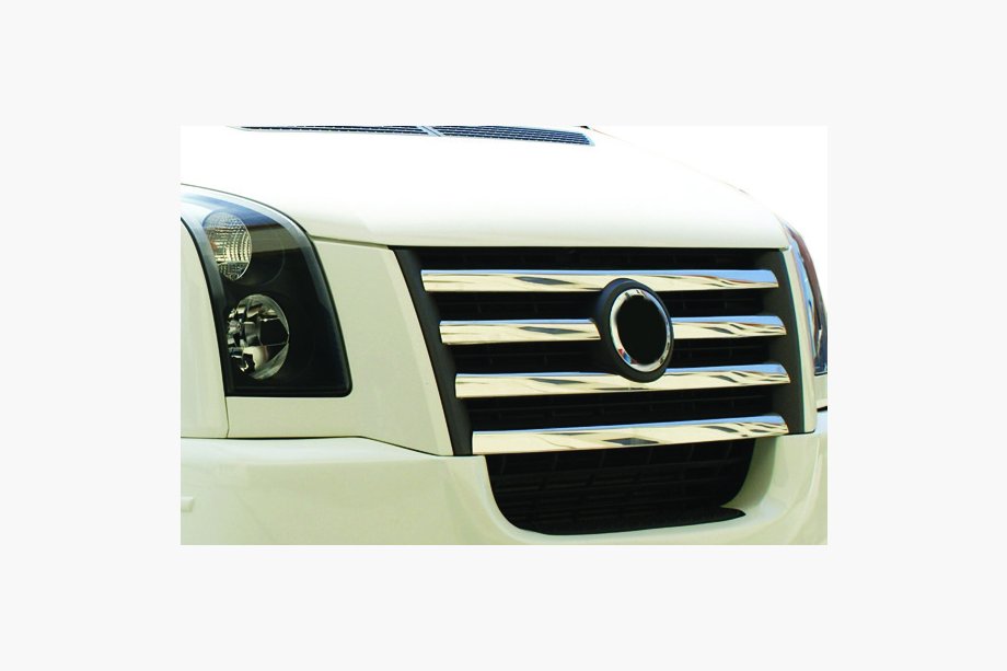 Volkswagen Crafter 2006-2016 Cubiertas de Parrilla Cromadas 2006-2011 OmsaLine - Acero Inoxidable Italiano Foto 7