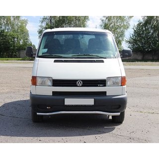 Defensa delantera inferior barra simple Wave ST007 (acero inoxidable) Volkswagen T4 Caravelle/Multivan 1990–2003 foto 1