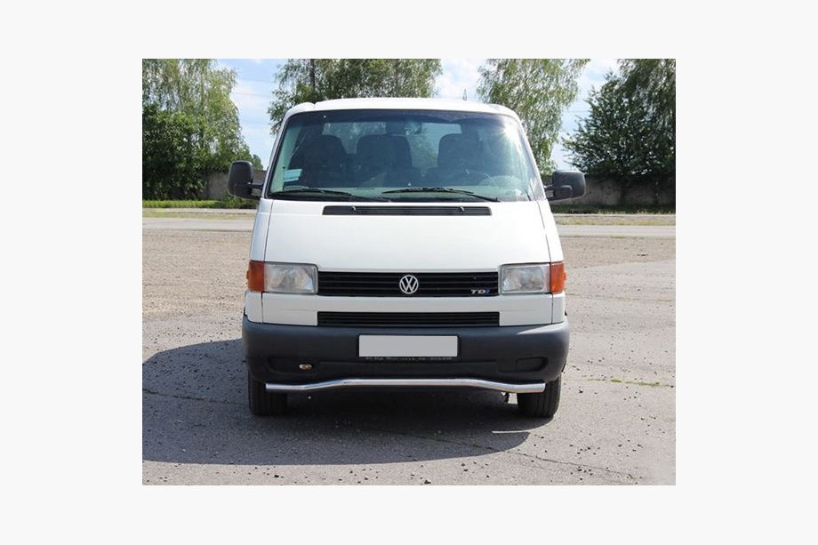 Volkswagen T4 Transporter 1990-2003 Defensa delantera inferior barra simple Wave ST007 (acero inoxidable) 51mm Image