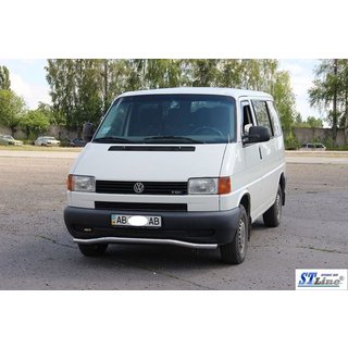 Defensa delantera inferior barra simple Wave ST007 (acero inoxidable) Volkswagen T4 Caravelle/Multivan 1990–2003 foto 2