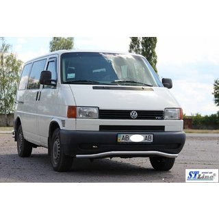 Defensa delantera inferior barra simple Wave ST007 (acero inoxidable) Volkswagen T4 Caravelle/Multivan 1990–2003 foto 3