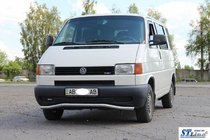 Volkswagen T4 Transporter 1990-2003 Defensa delantera inferior barra simple Wave ST007 (acero inoxidable) 51mm foto 5