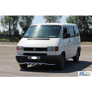 Defensa delantera con parrilla ST010 (acero inoxidable) foto 3