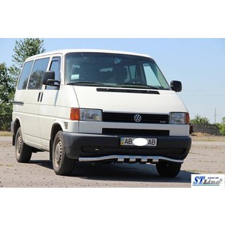 Defensa delantera con parrilla ST010 (acero inoxidable) foto 4