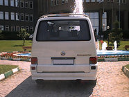 Volkswagen T4 Caravelle/Multivan 1990–2003 Cubierta de parachoques trasero (imprimada para pintar) foto 2