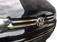 Volkswagen T5 2010-2015 Cubiertas cromadas para rejilla dividida (Carmos, 4 uds, acero inoxidable) foto 1