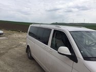 Volkswagen T5 Multivan 2003–2010 Barras de techo Skyport (blancas) foto 3