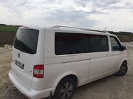 Volkswagen T5 Multivan 2003–2010 Barras de techo Skyport (blancas) foto 5