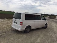 Volkswagen T5 Multivan 2003–2010 Barras de techo Skyport (blancas) foto 6
