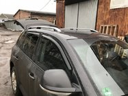 Volkswagen Touareg 2002–2010 Barras de techo Skyport (gris mate) foto 9