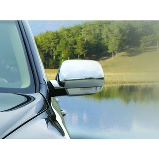 Cubiertas de Espejos 2003-2007 (2 uds, Acero Inoxidable) Volkswagen Touareg 2002–2010 foto 2