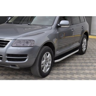 Estribos laterales Fullmond (2 uds., aluminio) Volkswagen Touareg 2002–2010 foto 1