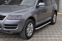Volkswagen Touareg 2002–2010 Estribos laterales Fullmond (2 uds., aluminio) foto 1