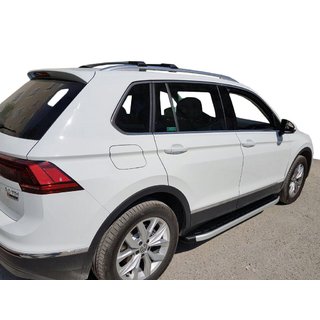 Estribos laterales Fullmond (2 uds., aluminio) Volkswagen Tiguan 2007-2016 foto 3