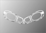 Volkswagen Tiguan 2007-2016 Cubiertas Cromadas para Luces Traseras (2 uds, plastico) foto 1