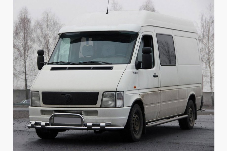 Volkswagen LT 1995-2006 Defensa Delantera ST020 Acero Inoxidable Image