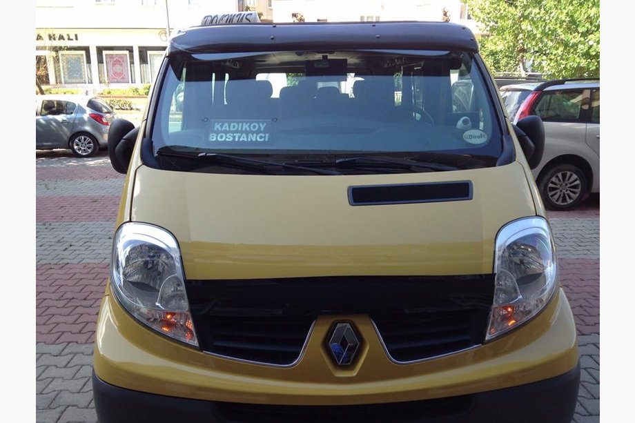 Renault Trafic 2001–2015 Visera para parabrisas (negro brillo, 5mm) Foto 6
