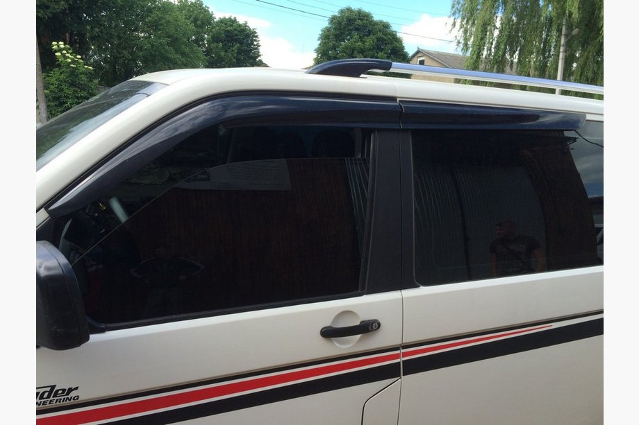 Volkswagen T5 2010-2015 Deflectores de Ventana (4 uds., Sunplex Sport) Foto 7