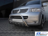 Volkswagen T5 Caravelle 2004-2010 Defensa Delantera WT003 (Acero Inoxidable) 50mm, sin inscripción foto 5
