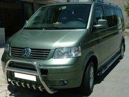 Volkswagen T5 Transporter 2003-2010 Defensa Delantera WT003 (Acero Inoxidable) foto 4